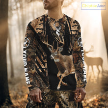 Load image into Gallery viewer, Whitetail Deer Jumping 3D All Over Print Shirts, Personalized Hunting Gifts For Deer Hunters NHT194
