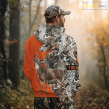 Load image into Gallery viewer, Deer Hunting Orange Camo 3D Winter Forest Full Printing Custom Name Shirts Hunting Gifts NHT200