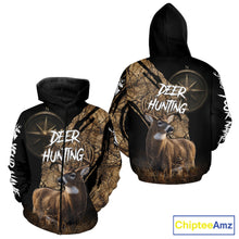 Load image into Gallery viewer, Custom Deer Hunting Shirt with Compass Design, Best for Hunting Season NHT287