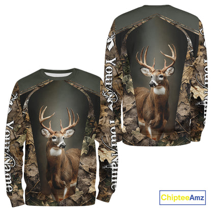 Customized Name Deer Hunting Unisex 3D All Over Printed For Men, Best Hunting Clothes NHT313