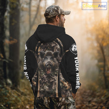 Load image into Gallery viewer, Custom Wild Hog Hunting Black Camo Forest 3D Printed Shirts, Hunting Gifts for Boar Hunter NHT262