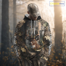 Load image into Gallery viewer, Deer Skull Hunting Camo Forest 3D All Over Printed Shirt, Personalized Hunting Shirt NHT274
