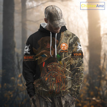 Load image into Gallery viewer, Chocolate Lab Hunting Dog Customized Name All Over Print Shirts For Hunters, Duck Hunting NHT275