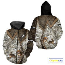 Load image into Gallery viewer, Beagle Dog Chasing the Rabbit Camo Custom Name Shirts, Rabbit Hunting Gifts NHT283
