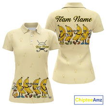 Load image into Gallery viewer, Funny Banana Womens Golf Polo Shirts Team, Womens Golf Jerseys For Golfer, Golf Gifts NHT908