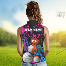 Load image into Gallery viewer, Colorful Funny Chicken Golf Jersey For Womens Golf League Golf Team Shirts NHT953