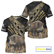 Load image into Gallery viewer, Best Wild Boar Hunting Black Camo 3D Shirt For Hunting Season Hunting Clothes For Hunters NHT121