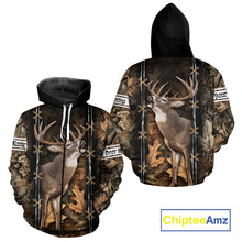 Load image into Gallery viewer, Deer Hunting Camo Customize Name 3D All Over Printed Shirts Personalized Gift For Hunter NHT188