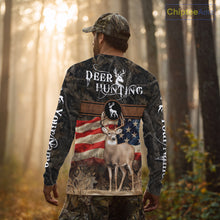 Load image into Gallery viewer, Mule Deer US Flag 3D All Over Print Shirts, Personalized Hunting Gifts For Deer Hunters NHT191