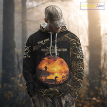 Load image into Gallery viewer, Personalized Duck Hunting 3D All Over Printed Camo with Custom Name Outdoor Gift for Hunters NHT117