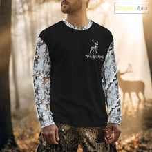 Load image into Gallery viewer, Best Deer Hunting Snow camo custom Name 3D all over printed Shirt, Deer hunting gifts NHT50