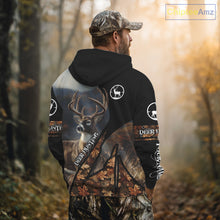 Load image into Gallery viewer, Whitetail Deer Hunting Shirt With Autumn Leaves Camo Pattern For Fall Season Hunters NHT75