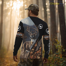 Load image into Gallery viewer, Whitetail Deer Hunting Shirt With Autumn Leaves Camo Pattern For Fall Season Hunters NHT75