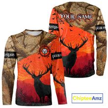 Load image into Gallery viewer, Personalized Deer Hunting 3D All Over Printed Shirts Custom Deer And Mountain Camo Shirt Hunting Gifts NHT15