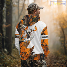 Load image into Gallery viewer, Custom Deer Skull Hunting Shirt 3D All Over Print Camo &amp; Personalized Name, Gilfs for Hunter NHT31
