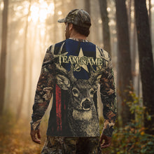Load image into Gallery viewer, Deer hunting Shirt  3D All Over Print With Texas Flag &amp; Forest Camo Best Gift For Hunter NHT30