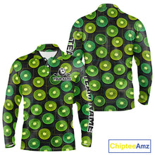 Load image into Gallery viewer, Funny Golf Patchwork Kiwi Polo Shirt For Men, Personalized Mens Golf Polo Shirt NHT580