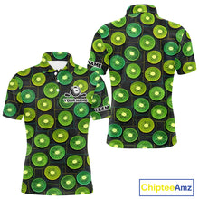 Load image into Gallery viewer, Funny Golf Patchwork Kiwi Polo Shirt For Men, Personalized Mens Golf Polo Shirt NHT580