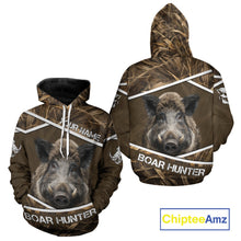 Load image into Gallery viewer, Personalized Wild Boar Hunting Camo Full Printing Shirts, Boar Hunting Gifts, Hunting Season NHT128