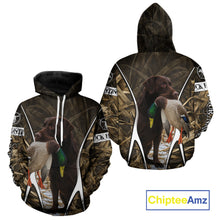 Load image into Gallery viewer, Duck Hunting Chocolate Lab 3D All Over Printed Camouflage Shirts, Duck Hunting Clothes NHT146