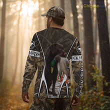 Load image into Gallery viewer, Duck Hunting Chocolate Lab 3D All Over Printed Camouflage Shirts, Duck Hunting Clothes NHT146