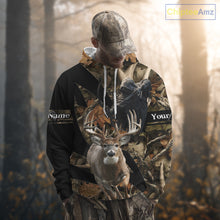 Load image into Gallery viewer, Custom Camo Deer Shed 3D Animal Deer Hunting Shirt Best Hunting Clothes For Season NHT220