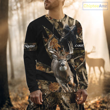 Load image into Gallery viewer, Custom Camo Deer Shed 3D Animal Deer Hunting Shirt Best Hunting Clothes For Season NHT220