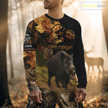 Load image into Gallery viewer, Personalized Wild Hog Hunting Camouflage Full Printing Shirts, Custom Name, Hunting Season NHT129