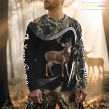 Load image into Gallery viewer, Grim Reaper Deer Hunting Shirt – Black Forest Camo 3D All Over Print for Whitetail Hunters NHT175