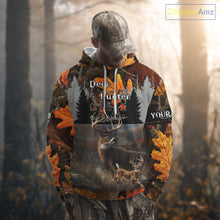 Load image into Gallery viewer, Whitetail Deer Hunting Orange Camo Autumn - Personalized All Over Print Deer Hunting Clothes NHT184