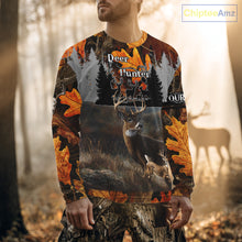 Load image into Gallery viewer, Whitetail Deer Hunting Orange Camo Autumn - Personalized All Over Print Deer Hunting Clothes NHT184