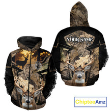 Load image into Gallery viewer, Whitetail Deer Hunting Camo Forest 3D All Over Printed Shirt, Personalized Hunting Shirt NHT277