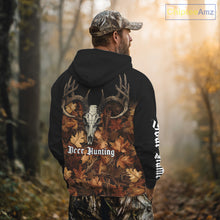 Load image into Gallery viewer, Deer Hunting Orange Camouflage Custom Name 3D Shirts, Custom Deer Hunting Clothes NBT194