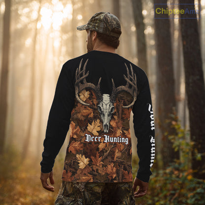 Deer Hunting Orange Camouflage Custom Name 3D Shirts, Custom Deer Hunting Clothes NBT194