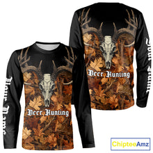 Load image into Gallery viewer, Deer Hunting Orange Camouflage Custom Name 3D Shirts, Custom Deer Hunting Clothes NBT194