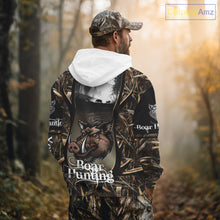 Load image into Gallery viewer, Personalized Wild Boar Hunting Camo 3D Print Custom Name Shirts, Hunting Gifts NBT195