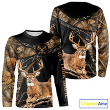 Load image into Gallery viewer, Whitetail Deer Hunting Fall Camo Shirts for Men, Best Gift Ideas for Hunter NBT200