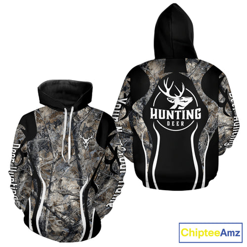 Custom Camouflage Deer Hunting 3D All Over Printed Shirts for Men, Hunting Gifts NBT203