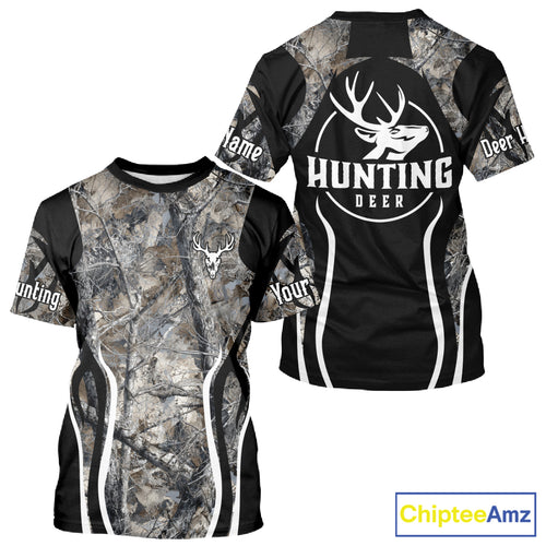 Custom Camouflage Deer Hunting 3D All Over Printed Shirts for Men, Hunting Gifts NBT203