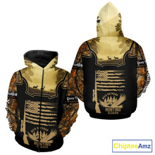 Load image into Gallery viewer, Custom Deer Hunting Season Camo Shirt for Men, Hunting Apparel for Deer Hunters, Hunting Gifts NBT116