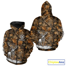 Load image into Gallery viewer, Deer Hunting Full Forest Camo 3D Printing Custom Name Shirts, Deer Hunting Clothes NBT126