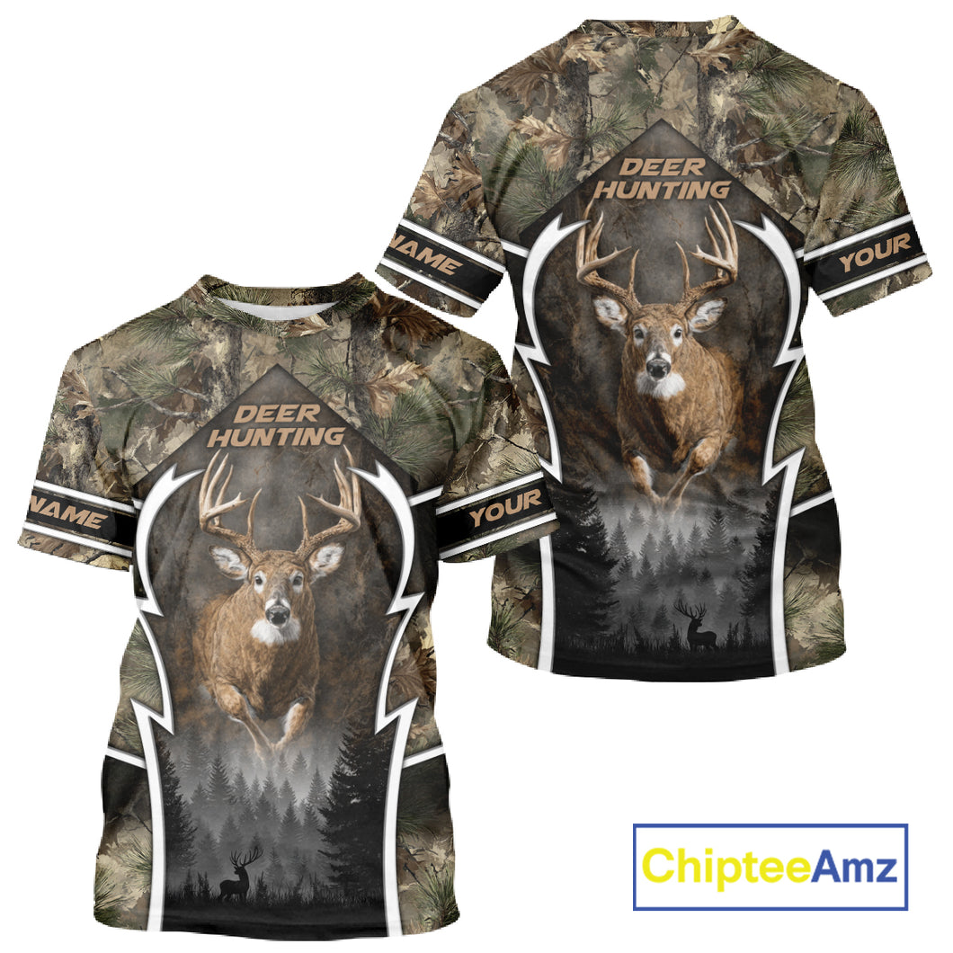 Deer Hunting Forest Camo 3D All Over Printed Shirts - Mule Deer Hunting Season, Hunting Clothes NBT35