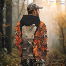 Load image into Gallery viewer, Orange Camouflage Deer Hunting Shirts, Hunting Clothes for Men, Deer Hunting Gifts NBT227
