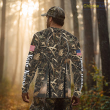 Load image into Gallery viewer, Custom Beagle Dog Rabbit Hunting US Flag Camo Shirts, Rabbit Hunting Gifts for Men NBT234