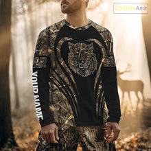 Load image into Gallery viewer, Boar Tattoo Hunting Shirt Custom Name 3D All Over Printed Shirt, Personalized Boar Shirt for Hunter NBT177