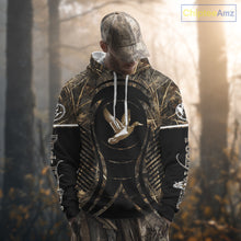 Load image into Gallery viewer, Duck Hunting Camouflage 3D Printed Custom Name Shirts for Hunter, Duck Hunting Gifts NBT179