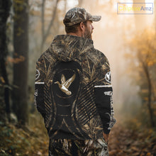 Load image into Gallery viewer, Duck Hunting Camouflage 3D Printed Custom Name Shirts for Hunter, Duck Hunting Gifts NBT179