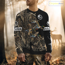 Load image into Gallery viewer, Mallard Duck Custom Camo 3D Hunting Shirts Best Hunting Clothes For Duck Hunting Season NBT264