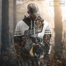 Load image into Gallery viewer, Black Lab Retriever Mallard Duck Hunting Camouflage Shirts, Duck Hunting Camo Shirt NBT199