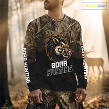 Load image into Gallery viewer, Custom Wild Boar Hunting Grass Camouflage 3D Printed Shirts, Hunting Gifts for Boar Hunter NBT201